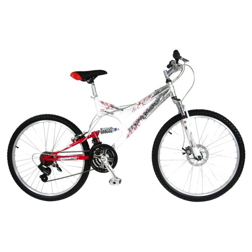 Ladies Mongoose Woodland Wired alloy/pearl Mountain Bike - 26"