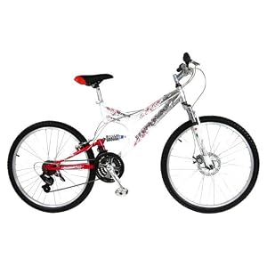 Ladies Mongoose Woodland Wired alloy/pearl Mountain Bike - 26"