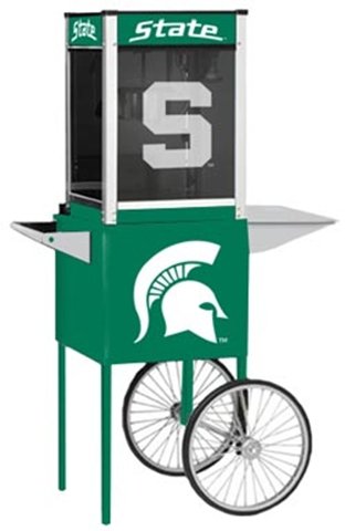 Michigan State Spartans Popcorn Machine & Cart