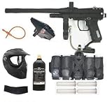 Paintball Gun Kingman Spyder Custom Painted Pilot ACS Refurbished Black Marker Set with Remote