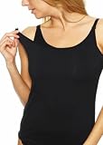 Bamboo Nursing Vest-Black-10/12