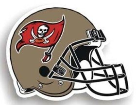 Tampa Bay Buccaneers 12'' Helmet Car Magnet