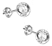 STERLING SILVER MINI BASKETBALL EARRINGS ON POSTS