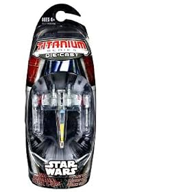 Luke Skywalker's Red Five X-Wing Fighter - Star Wars Titanium Vehicle Die Cast Series