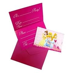 Disney Princess Beauty EINLADUNGSKARTEN 6 St�ck [Spielzeug]