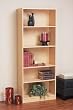 5 Shelf Bookcase in Maple Finish By Mylex Furniture