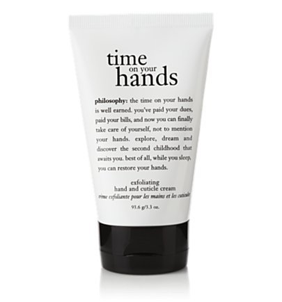 time on your hands | exfoliating hand and cuticle cream | philosophy