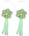 41yvtIvkvpL. SL75  5 Green Glitter Layered Daisy Flower Curtain Holder Tieback tiebacks tie backs baby girls nursery room decor