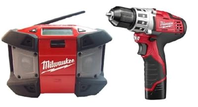 Milwaukee 2492-22 M12 Combo Kit 3/8-Inch Drill Driver & Radio