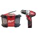 Milwaukee 2492-22 M12 Combo Kit 3/8-Inch Drill Driver & Radio