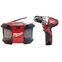 Milwaukee 2492-22 M12 Combo Kit 3/8-Inch Drill Driver & Radio