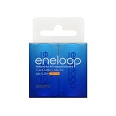 Sanyo eneloop Adapter von AA auf C 2er Pack