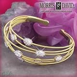 14K 2.00 CTW Diamond Cable Bangle