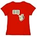 Krav Maga heart Sports Womens T-Shirt (Red, Sizes X-Small - XXX-Large)