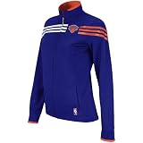 NBA adidas New York Knicks Ladies Royal Blue On-Court East Full Zip Jacket (X-Large)