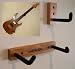Angled Guitar Wall Hanger for Electric Guitars- Classic Oak