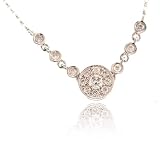 M&L Fine Jewelry 14kt White Gold Diamond Pendant .45ct tw
