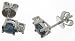18ct White Gold Ladies 10pt Diamond and Sapphire Earrings