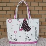Japan Sence of Sex N the City Canvas Women Bag White New B46