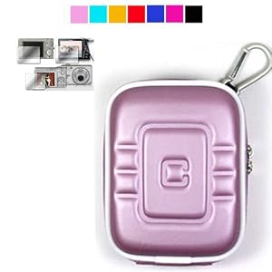 Attractive Camera Case for Sony Bloggie MHS-TS20 Full HD Touch Camera + Screen Protector for Sony Bloggie full HD Camera (Purple)