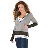 Touch By Alyssa Milano San Diego Chargers Women's Rivalry Hooded Sweatshirt with Tank Top-NFL EXCLUSIVE! Extra Small