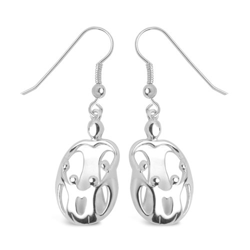 Loving Family® Sterling Silver Earrings – Mother and 4 Children