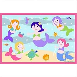 LA Rug Mermaids Rug 39x58