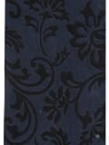 Benuta - Designer Tapis Eden Acrylique bleu - Dimension: 90x150 cm
