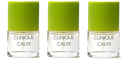 Clinique Calyx Eau de Parfum EDP Spray Pack of 3 Travel Size (each contains 0.14 OZ / 4ml, total 12 ml)