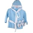 Newborn Boys Slugger Bath Robe and Slipper Bath Set