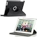 MoKo(TM) 360 Degree Rotating Folio Cover Case With Multi-Angle Stand and Strap for iPad HD / the new ipad (3rd generation) / ipad3, BLACK (Built-in magnet for Apple ipad3′s sleep & awake)
