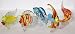 Beta & Discus & Marlin & Angel & Flowerhorn Fish - Large Hand Blown Glass Figurines - for Fish Lover