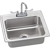 Elkao|#Elkay LR2219C Elkay 18 Gauge Stainless Steel 22 Inch x 19.5 Inch x 7.625 Inch single Bowl Top