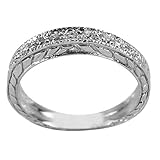 Wedding Band Antique Diamond Ring