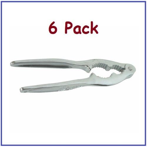 Nut Cracker and Lobster Opener, 6-Inch Nut Pecan Cracker Nutcracker Nut Sheller Walnut Pliers Nut Metal Opener Nut Tool