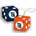 Detroit Tigers MLB 3 Car Fuzzy Dice
