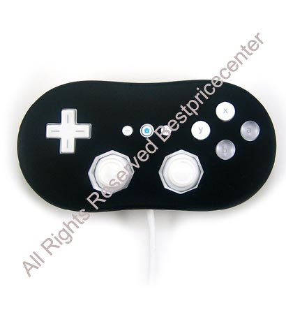 (2 in 1) Nintento WII Component Av Cables + Nintendo WII Classic Controller Silicone Skin (Black)