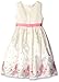 American Princess Girls' Embroidered Sweater Dress with Pink Cardi