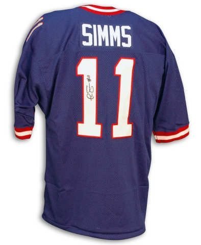 Phil Simms New York Giants Autographed Throwback Jersey