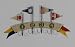 Authentic Models - Practical Original Flag Hook Banner in French Tole