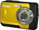 Rollei Sportline 60 Digitalkamera (5 Megapixel, 8-fach digitaler Zoom, 6 cm (2,4 Zoll) Display, bildstabilisiert, bis 3m wasserdicht) gelb