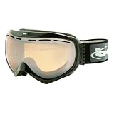 Bolle Quasar Goggle,Shiny Black,Polarized Vermillon Lens