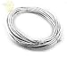 BluCables 50 ft CAT 5e CAT5 LAN Network Ethernet Cable 350MHz NEW / RJ 45 connector WHITE gigabit compatible 50 foot 50 feet / 50u module plugs snagless boots