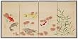Good Luck Feng Shui Housewarming Gift Idea - 5 Lucky Fish Chinese Art Wall Screenn - 3 Sizes