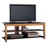 Widescreen Stand with Interchangeable Wood Veneer Front Panels Universal Collection by Bush Office F