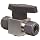 Parker 2Z-PR4-VT-SS Stainless Steel 316 Plug Valve, 1/8" CPI Compression Fitting