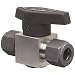 Parker 2Z-PR4-VT-SS Stainless Steel 316 Plug Valve, 1/8" CPI Compression Fitting