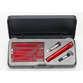 Victorinox K3A0300T Solitaire/Swiss Card - Carte couteau suisse - Rouge transparent