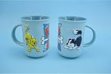 Porcelain Mug 3-D Design - Playing Puppy (60046-000) 2 per pack
