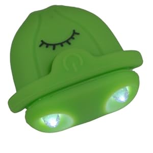 LED Bike Light With Free Batteries - Flashing - Waterproof - Easy Mount - Silicone - Flexible - No Tools Needed - Replaceable Battery - 2 LED Lights - 3 Operating Modes - Super Bright - Best Front Headlight For Kids And Adults.. Cyclists Of Any Age! Fits ANY Mountain, Dirt, Kids, Road, Or Commuter Bicycle! The Lightning Frog Is Small, Green, And Guaranteed To Brighten Your Path For A Lifetime!